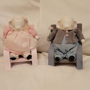 Michel And Company My Lamby Pie Small Boy And Girl With Chairs